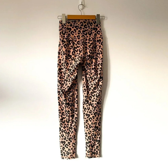 Aerie Real Me 7/8 High Waist Cross Over Offline Leopard Print Legging Sz S - Picture 4 of 6